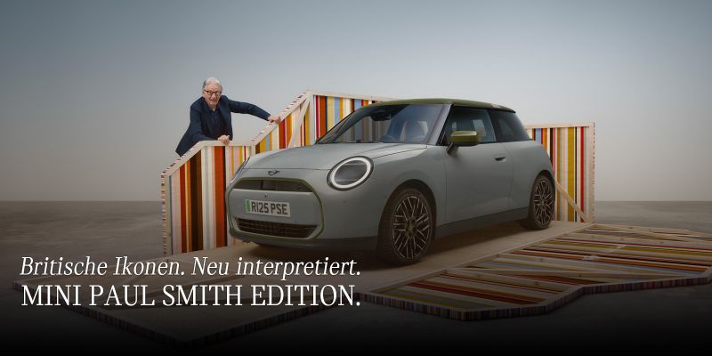 Britische Ikonen, neu interpretiert. Die MINI Paul Smith Edition bei uns im Allgäu.
